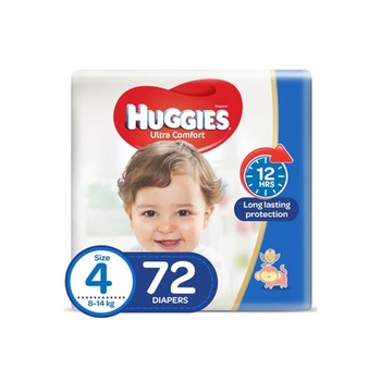 Huggies Ultra Comfort Diapers Jumbo Pack Size 4 72 pcs @ 20% Off