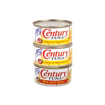 Century Tuna 2 Hot & Spicy +1 Vegetable Oil 180g